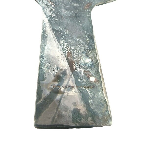 Designer RLM Studio Designer HUGE Hammered Finish Y Pendant! 66 - Picture 3 of 4